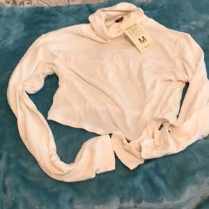 Bundle 2/$6 Cream turtle neck cheer mock